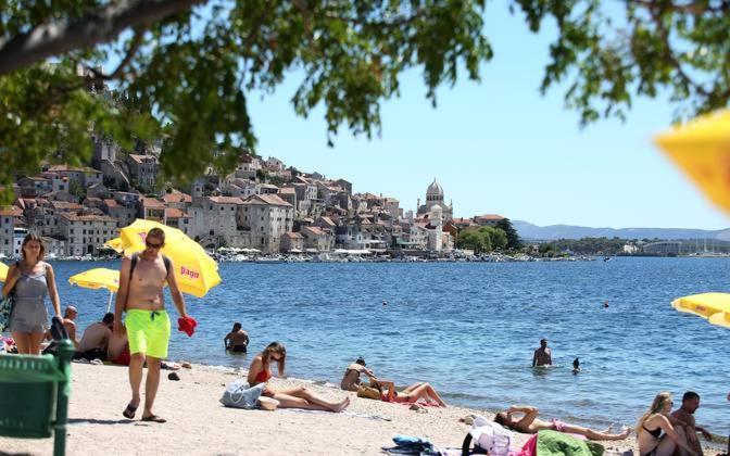 N & D Leilighet Šibenik Eksteriør bilde